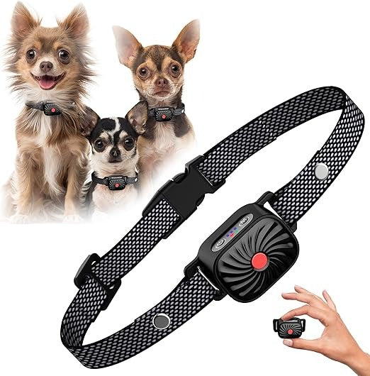 Humane Adjustable Anti-Bark Dog Collar – Comfortable Design for Effective Dog Training and Reduced Barking 1