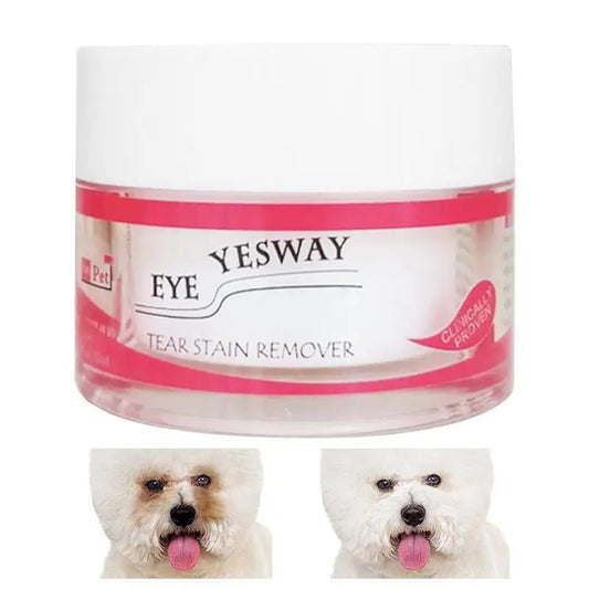 Pet Eye Care Treatment Powder - 20g Gentle Formula for Dogs, Cats, Horses, and Rabbits - Effective Tear Stain Remover 1