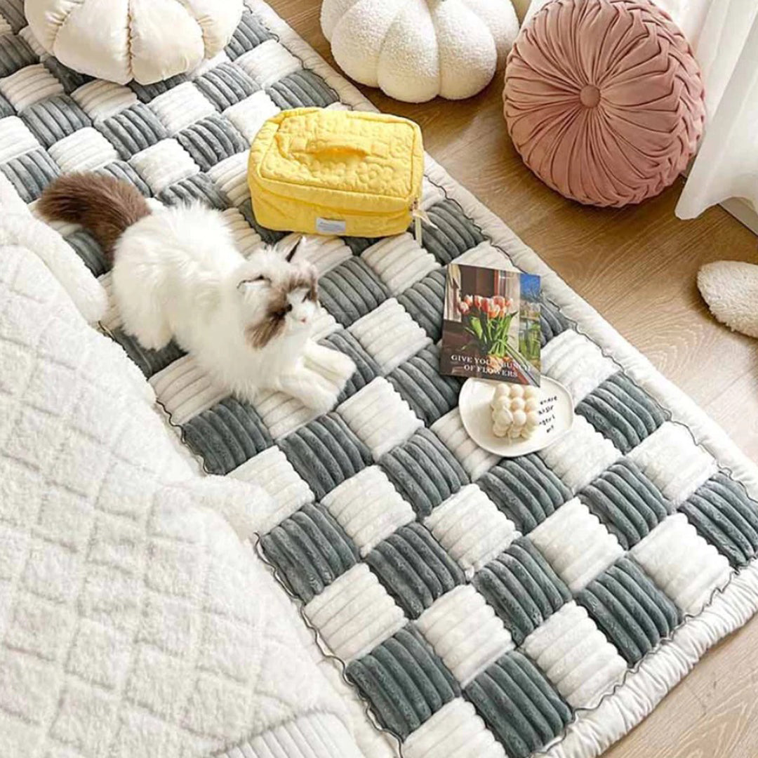 Scratch-Resistant Dog Blanket with Non-Slip Bottom – Soft Cotton Fabric, Cozy and Durable, 70x150cm or 70x180cm Options 3