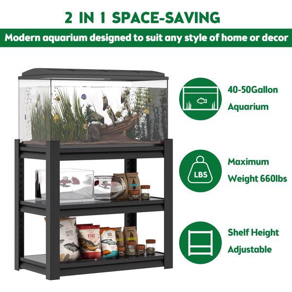 SteelWave Adjustable Aquarium Stand – Sturdy Metal Bracket