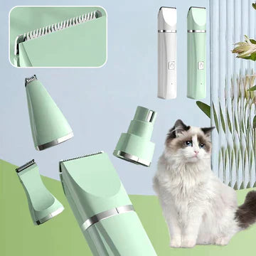 4-in-1 Pet Groomer for Dog Grooming with Interchangeable Heads – Trimming, Clipping, and Ear Cleaning Tool 2