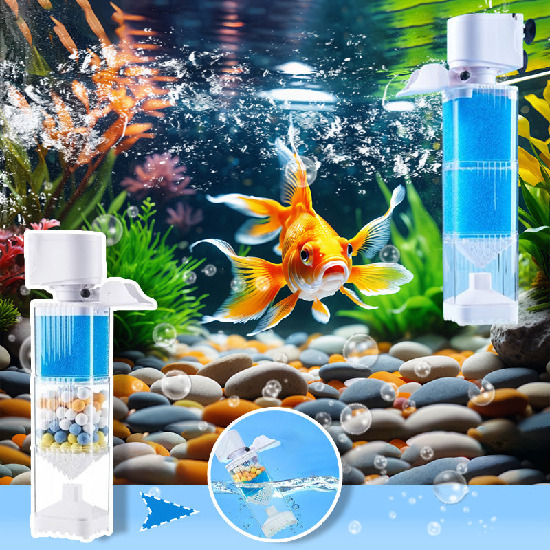 All-in-One Aquarium Filter with 3-Step Filtration – Easy Installation, Energy Efficient Fish Tank Filter 0