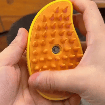 Cat Grooming Brush with Silicone Bristles and Steam Function for Shedding – Best Cat Brush for Healthy, Shiny Coat 4