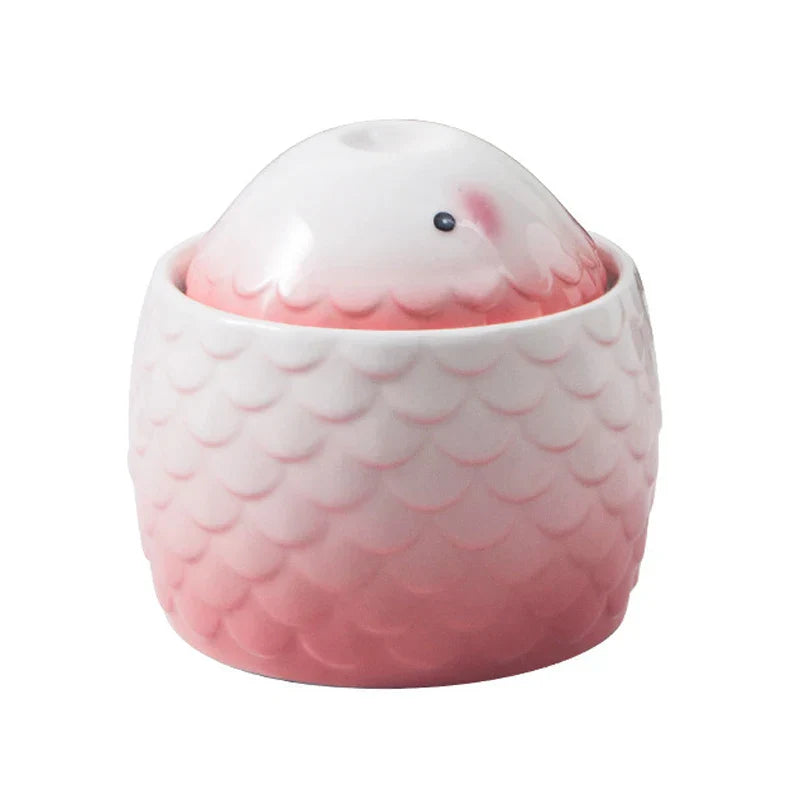 Ceramic Water Fountain for Pets – Automatic Fresh Water Dispenser for Cats and Small Dogs 7