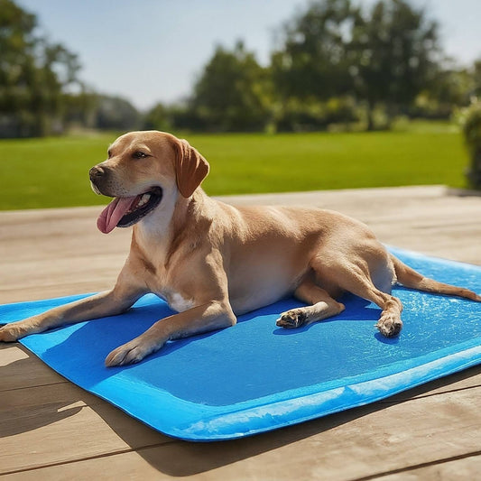 Cooling Dog Mat with Pressure-Activated Gel – Lightweight Portable Pet Cooling Bed for Dogs 0