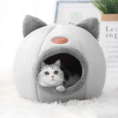 Deluxe Cozy Cat Bed - Premium Warm Cat Cave Tent for Ultimate Comfort and Security, 18 x 18 x 15 Inches 0