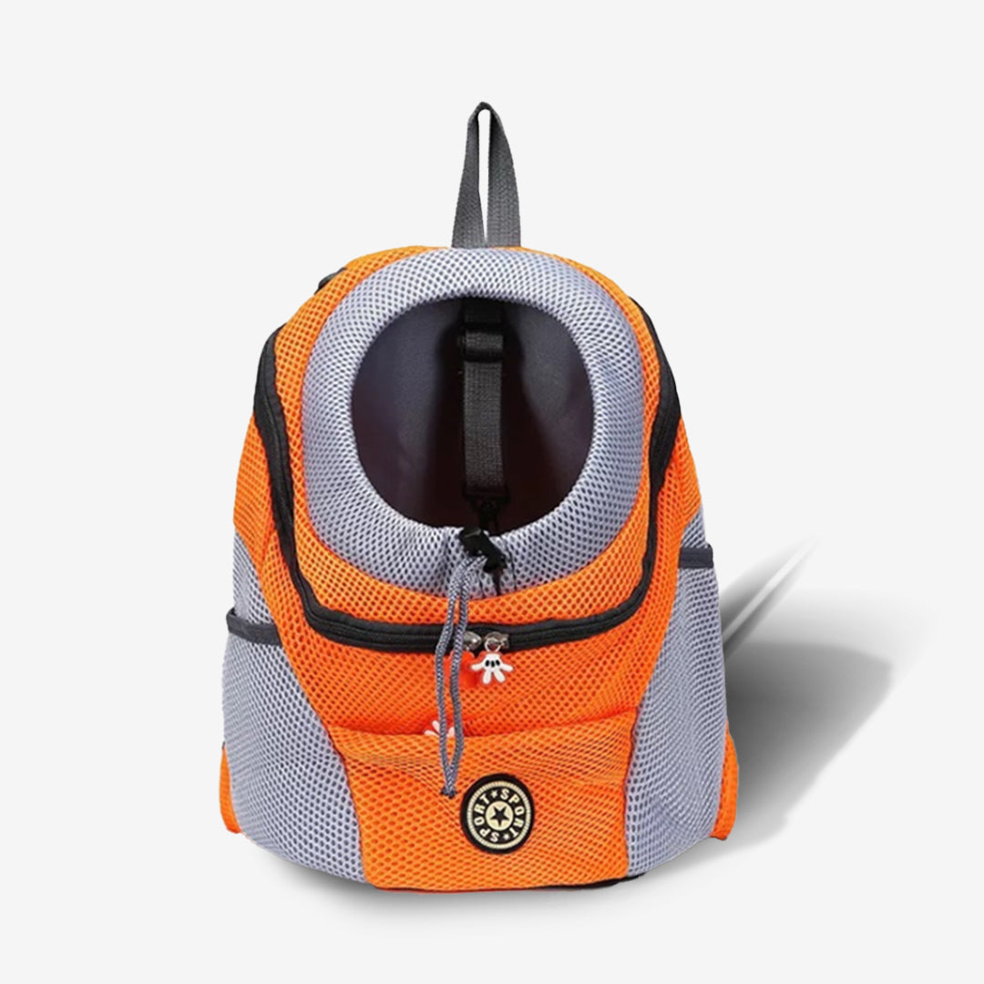 Durable Dog Backpack Carrier with Adjustable Straps and Multiple Compartments for Hiking Adventures 0