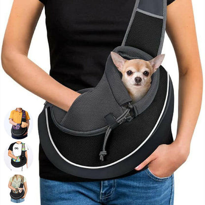 Ergonomic Pet Carrier Bag for Dogs and Cats - Spacious, Stylish Travel Carrier with Comfortable Design 1