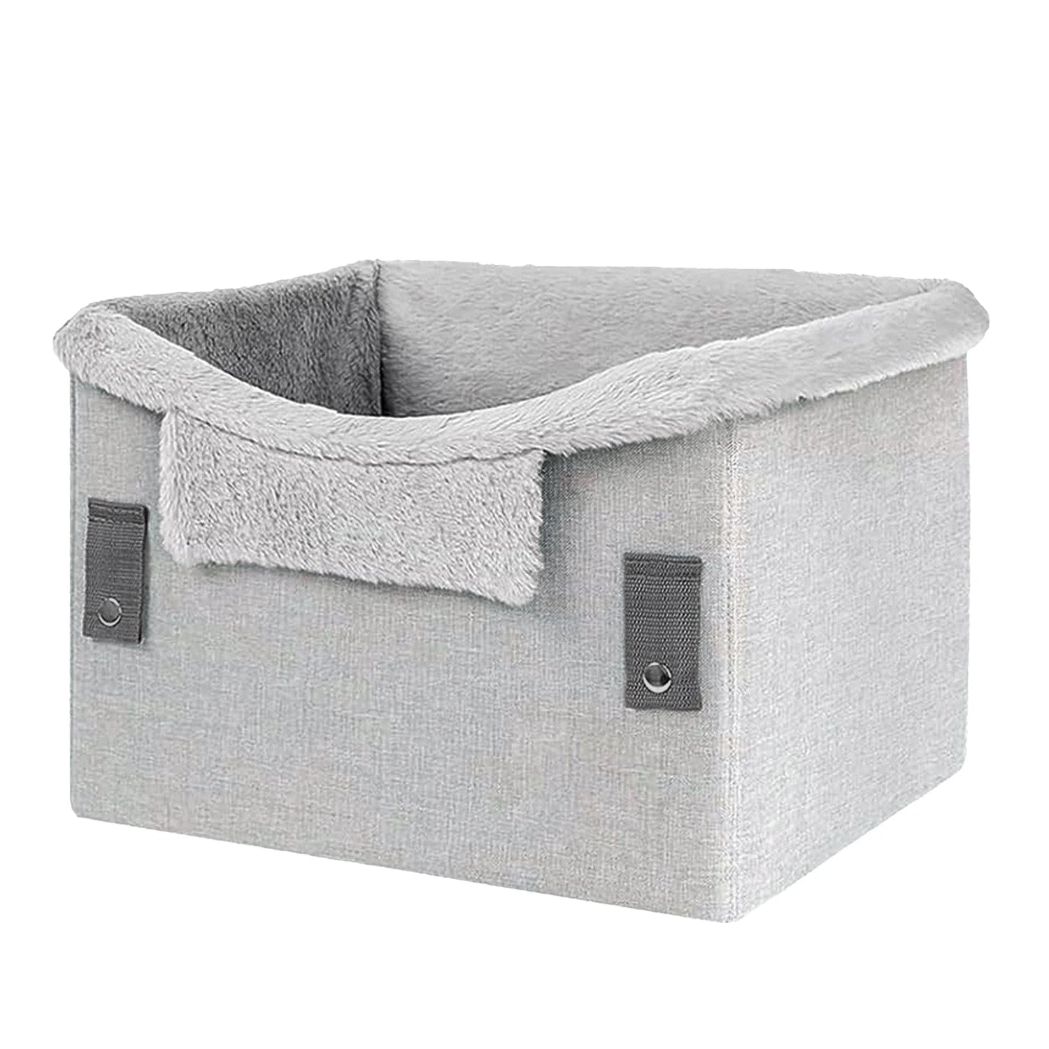 Portable Dog Car Seat for Small Dogs - Foldable Design with Safety Buckles, Ideal Dog Booster Seat for Pets Up to 25Lbs 0