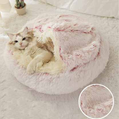 Self-Heating Fleece Pet Nest for Small to Medium Pets – Cozy Faux Fur Resting Place in Multiple Sizes 6
