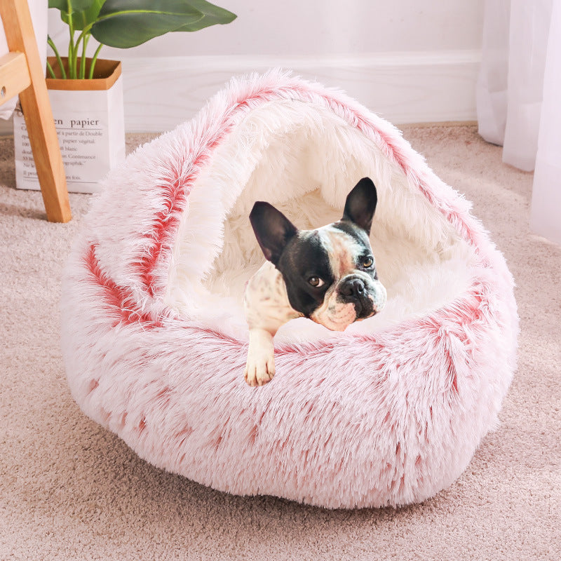 Self-Heating Fleece Pet Nest for Small to Medium Pets – Cozy Faux Fur Resting Place in Multiple Sizes 9