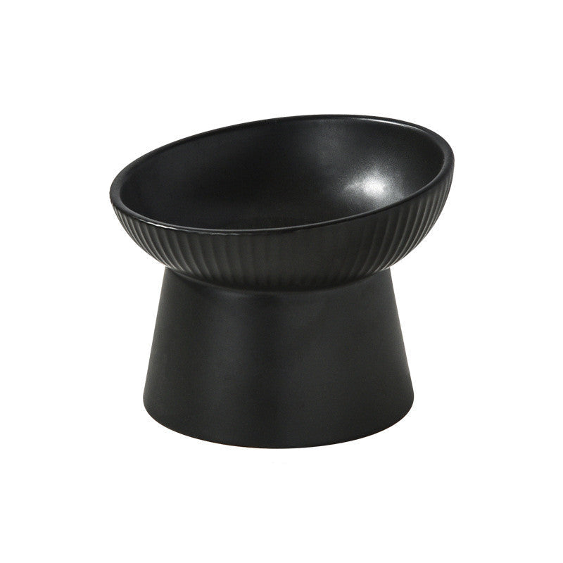 Tilted Pet Food Bowl for Cats and Small Dogs – Ergonomic Design for Comfortable Eating 0