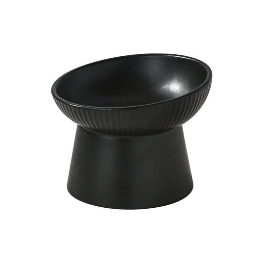 Tilted Pet Food Bowl for Cats and Small Dogs – Ergonomic Design for Comfortable Eating 0