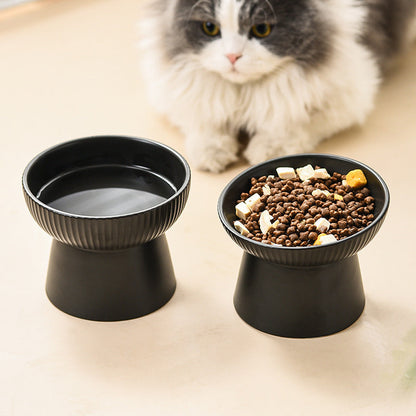 Tilted Pet Food Bowl for Cats and Small Dogs – Ergonomic Design for Comfortable Eating 1