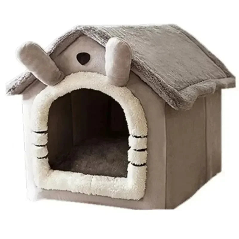Washable Dog House for Small Dogs – Cozy Corduroy Design, All-Season Comfort, Easy to Clean, Snug Sleeping Area 6